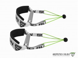 Paire de POIGNÉES inox & foot straps