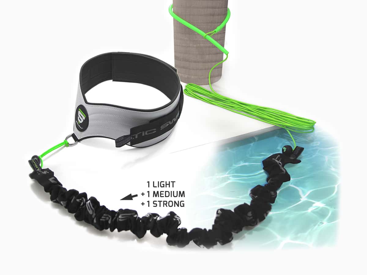 Ceinture et élastique de nage dynamique™ STATIC SWIM™ - piscine poteau